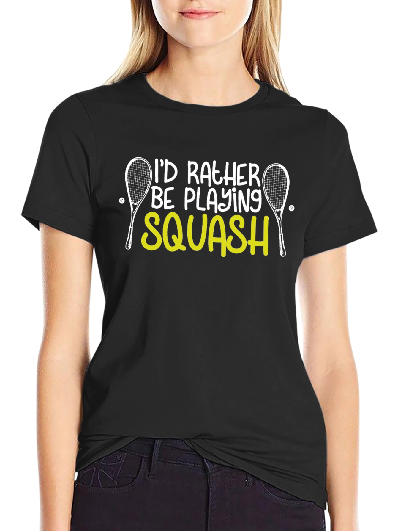 Id Rather Be Playing Squash T-Shirt