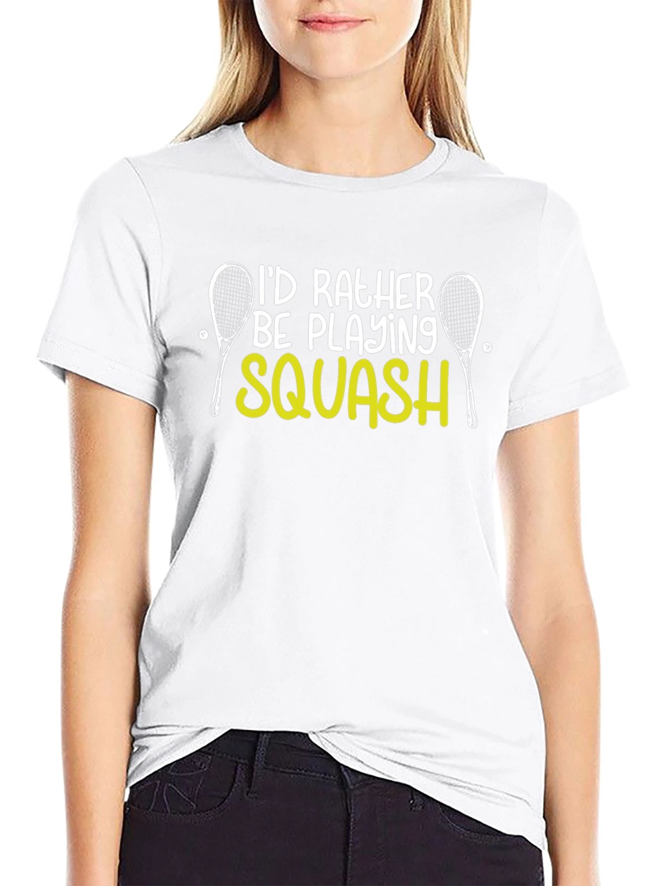 Id Rather Be Playing Squash T-Shirt