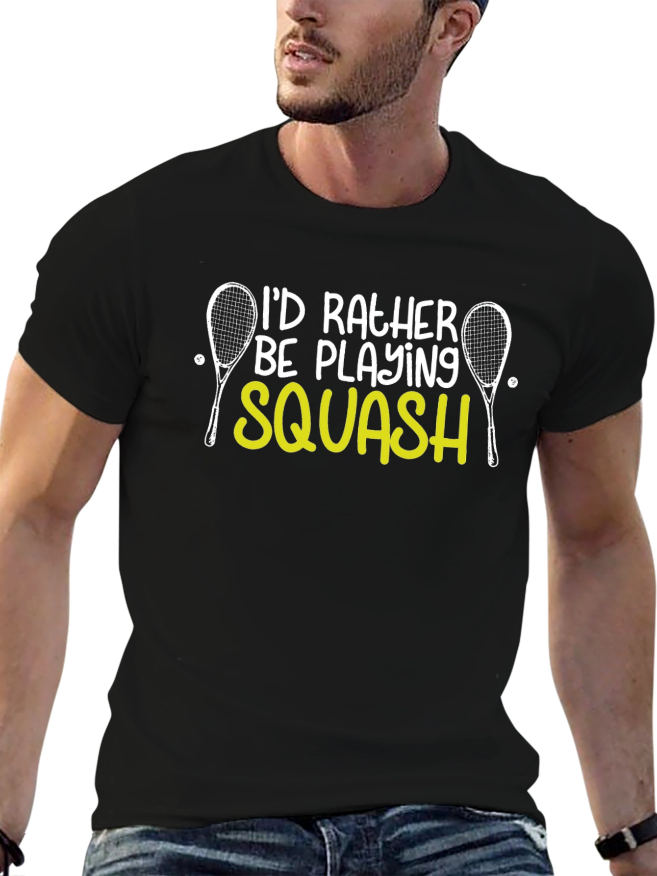 Id Rather Be Playing Squash T-Shirt