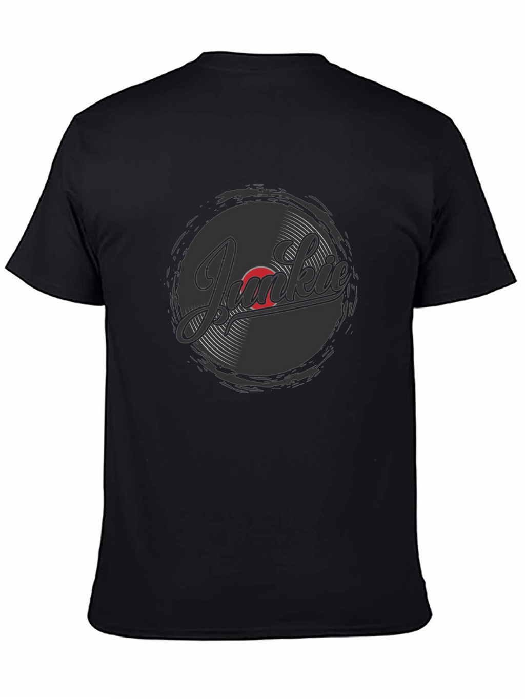 Vinyl Junkie Graphic T-Shirt - Music Lover Tee