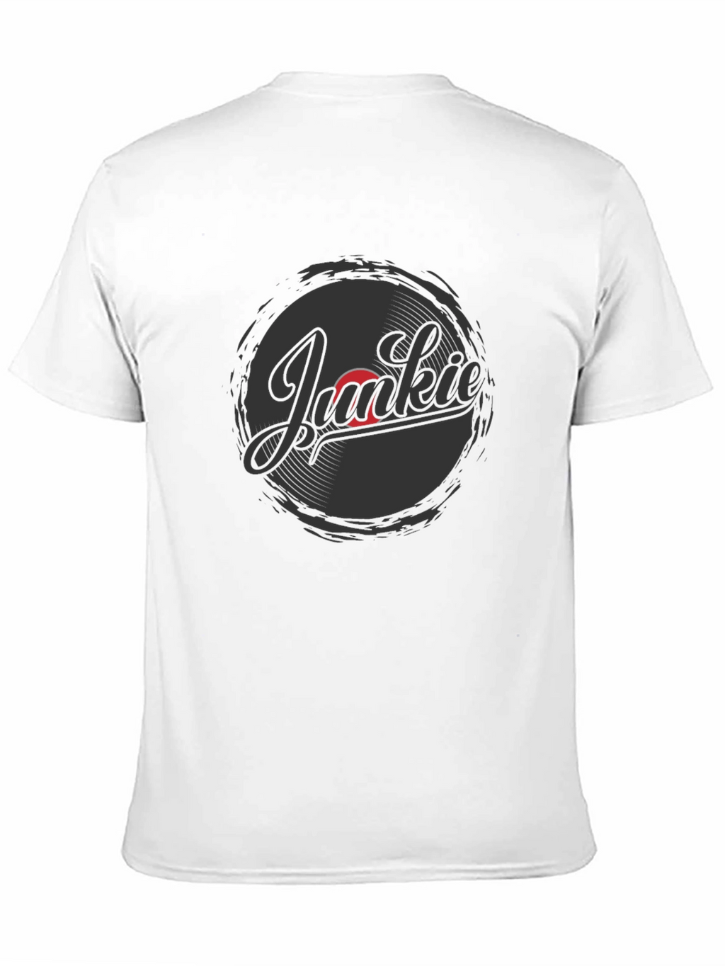Vinyl Junkie Graphic T-Shirt - Music Lover Tee