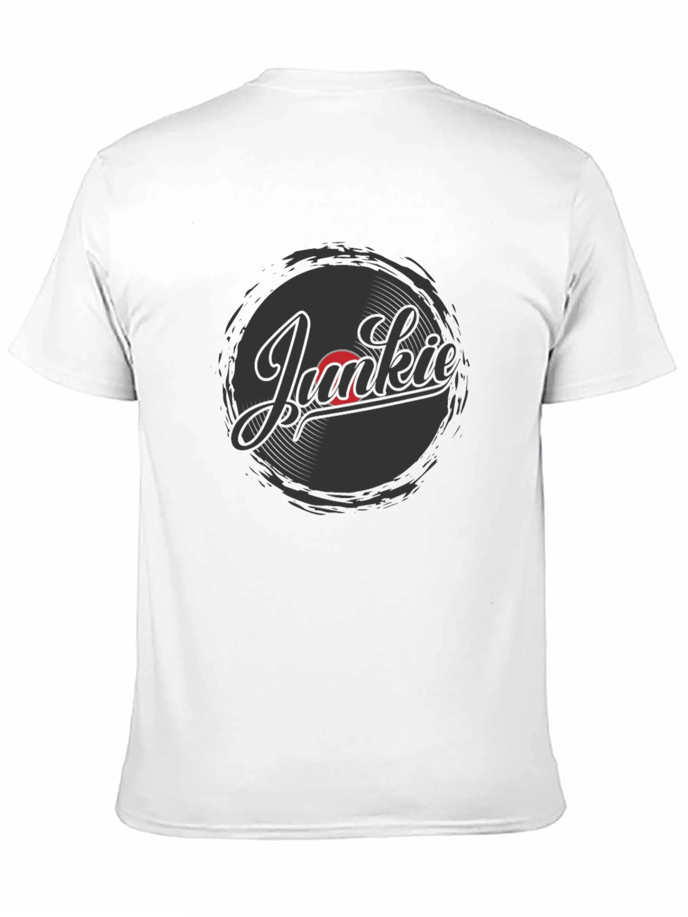 Vinyl Junkie Graphic T-Shirt - Music Lover Tee