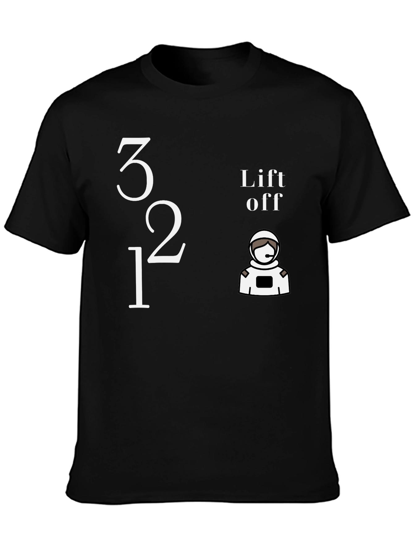 Lift Off Countdown T-Shirt - Space Exploration Tee