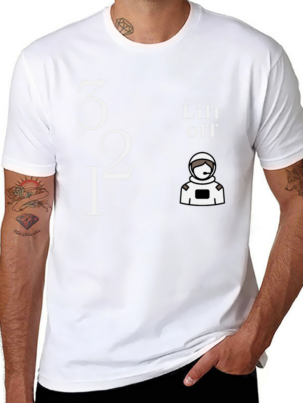 Lift Off Countdown T-Shirt - Space Exploration Tee