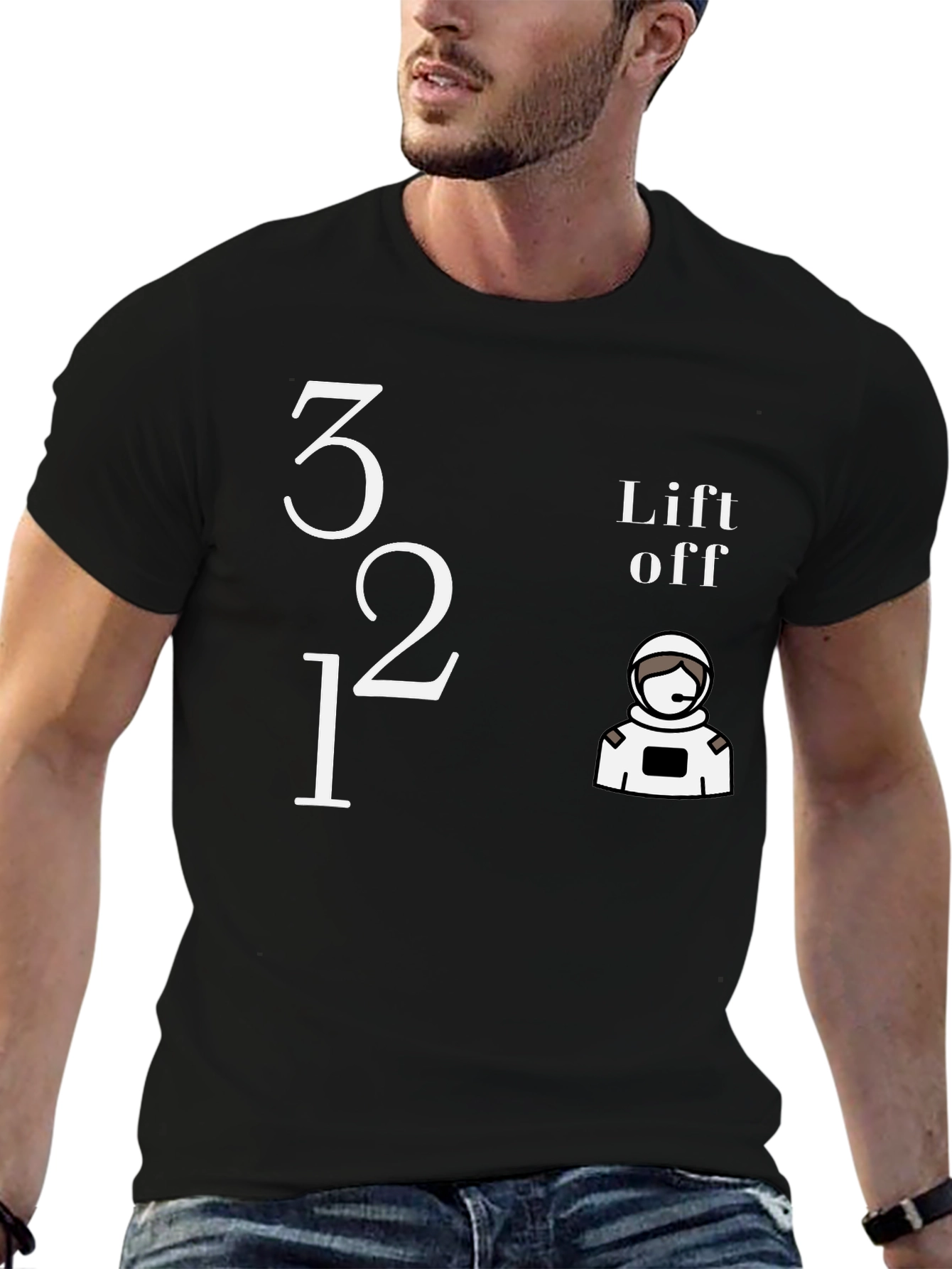 Lift Off Countdown T-Shirt - Space Exploration Tee