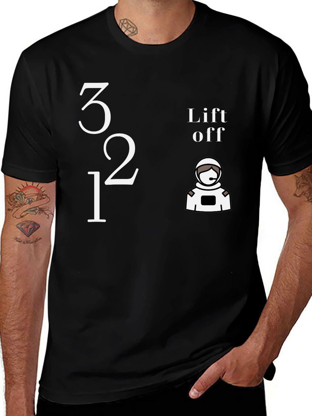 Lift Off Countdown T-Shirt - Space Exploration Tee