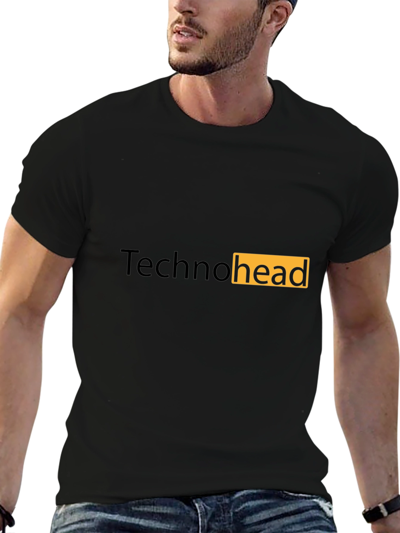 Technohead Graphic T-Shirt - Black