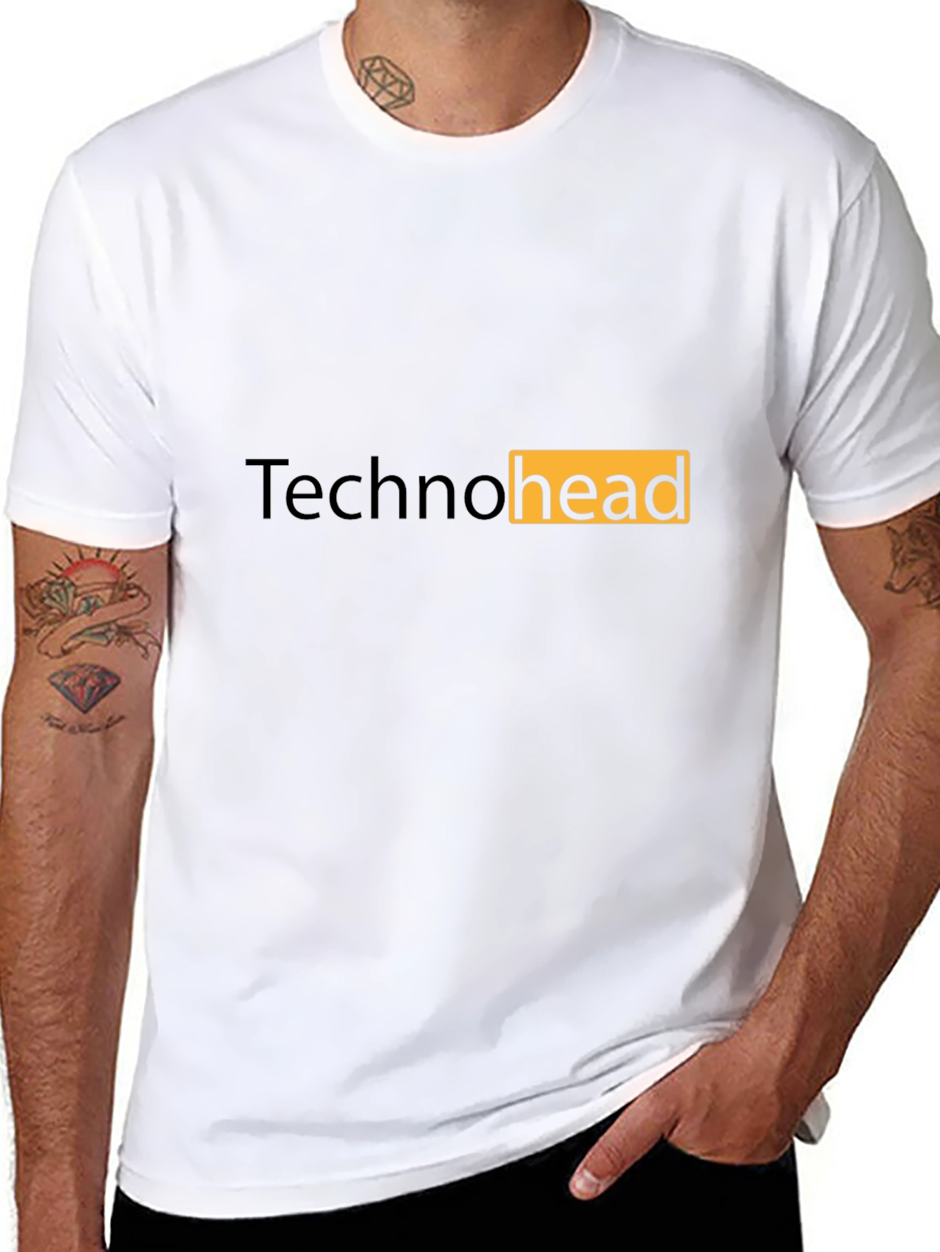 Technohead Graphic T-Shirt - Black