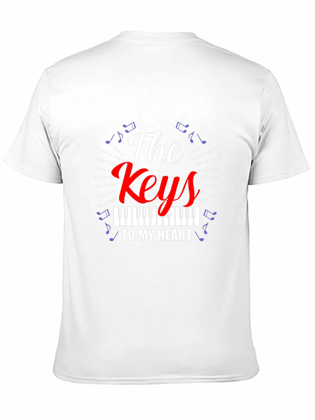 Keys to My Heart T-Shirt - Music Lover Tee