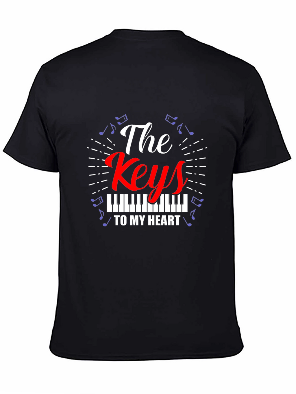 Keys to My Heart T-Shirt - Music Lover Tee