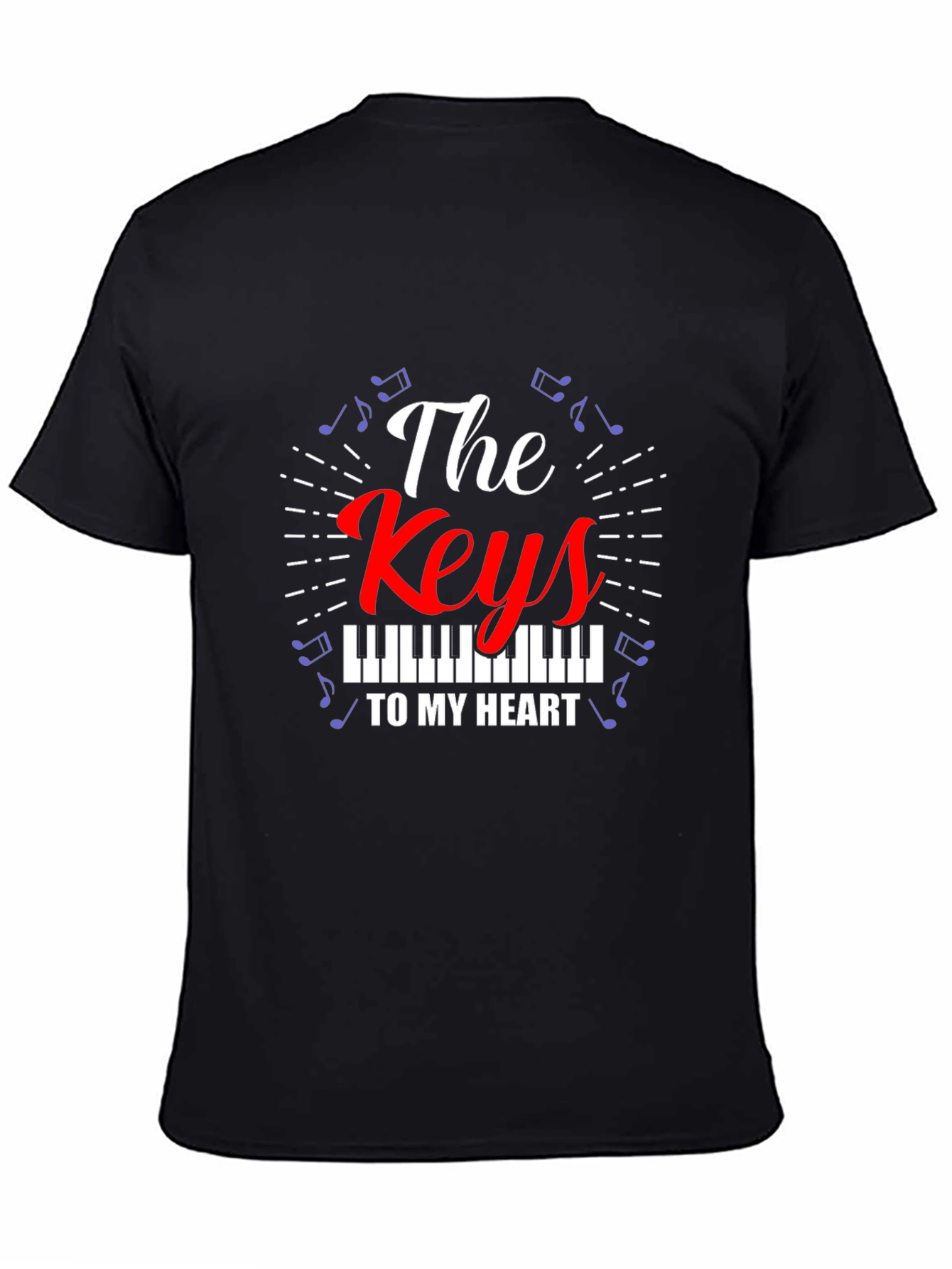 Keys to My Heart T-Shirt - Music Lover Tee