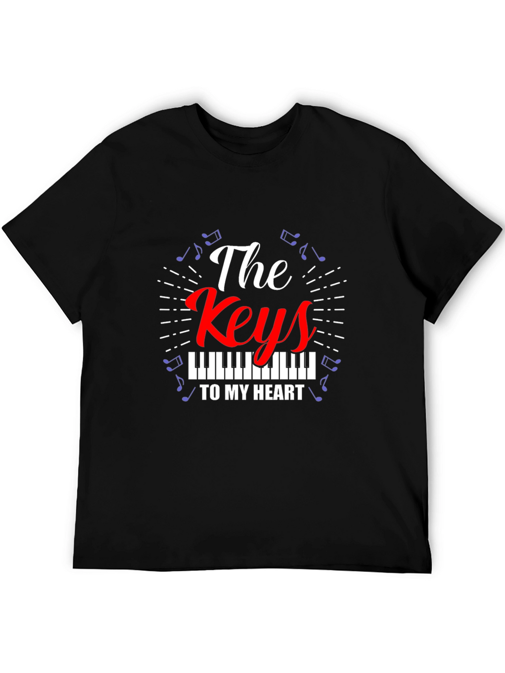 Keys to My Heart T-Shirt - Music Lover Tee
