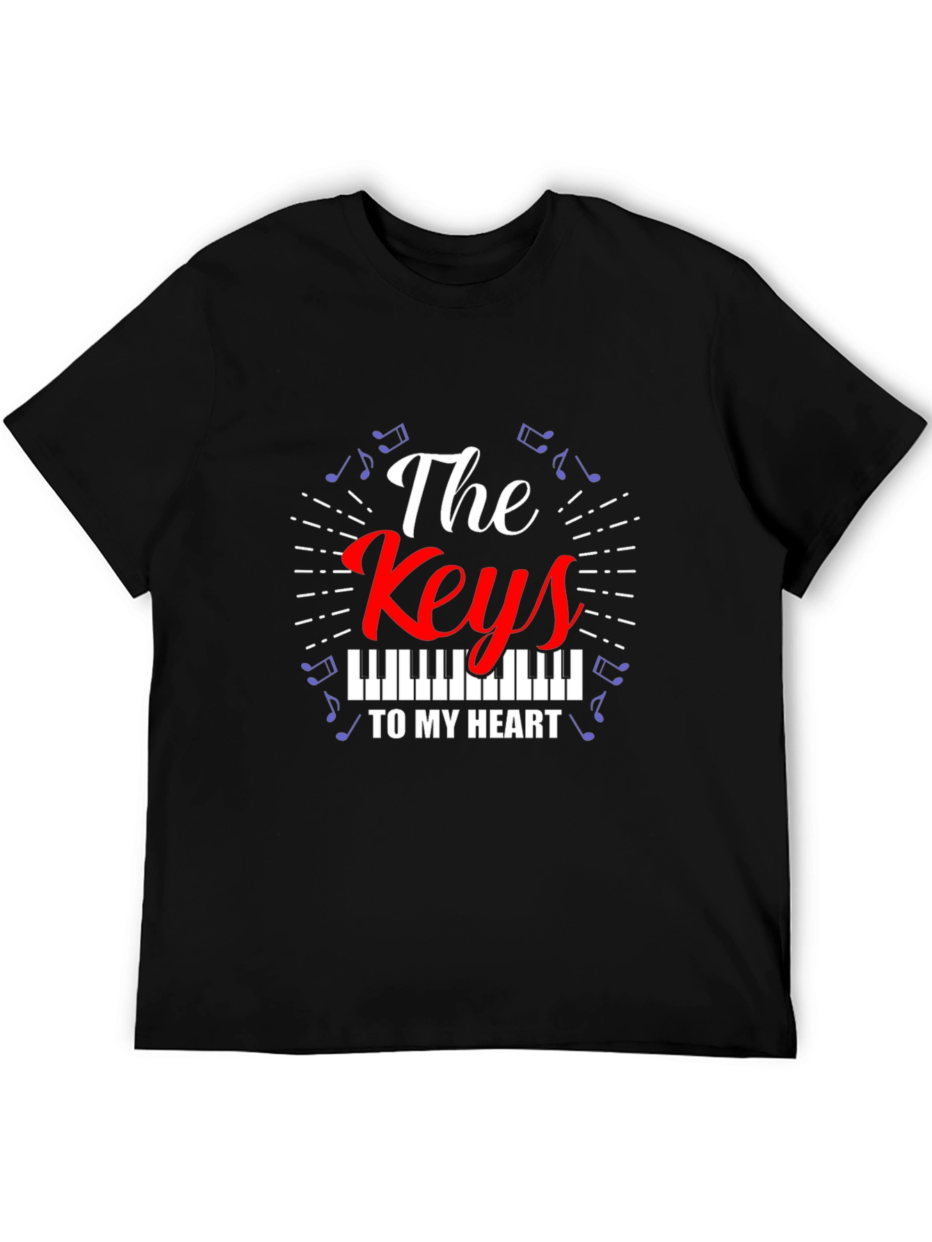 Keys to My Heart T-Shirt - Music Lover Tee