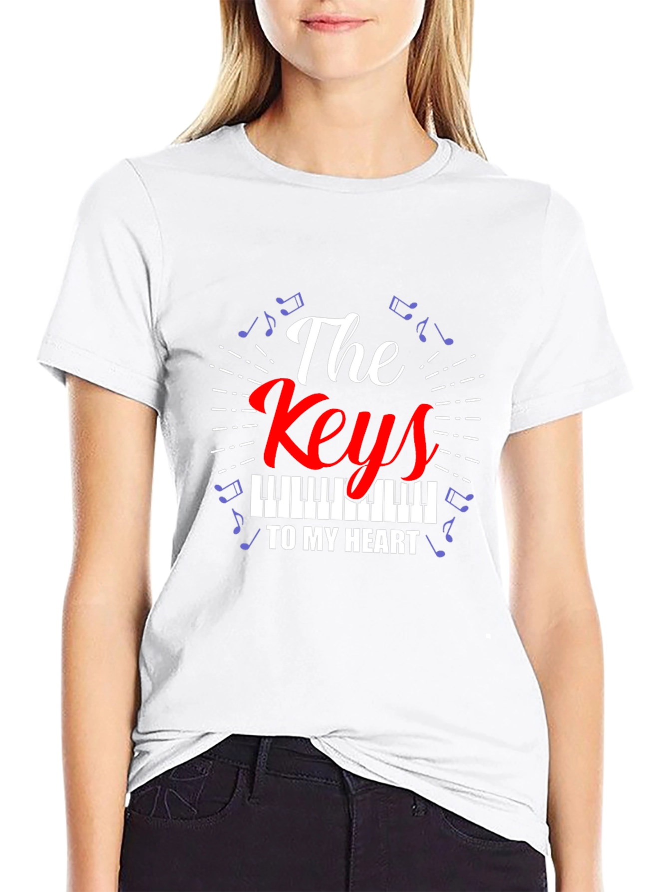 Keys to My Heart T-Shirt - Music Lover Tee