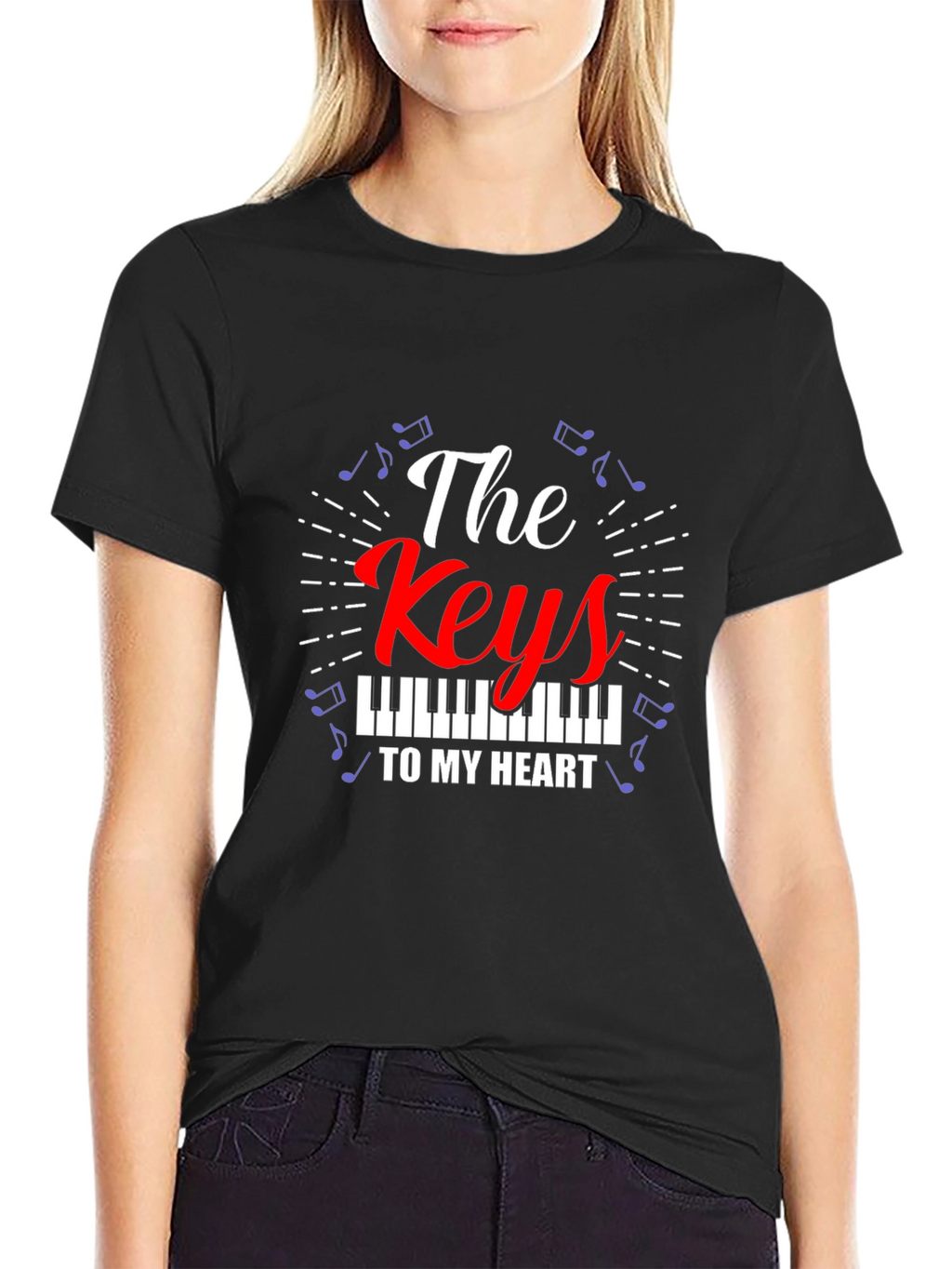Keys to My Heart T-Shirt - Music Lover Tee