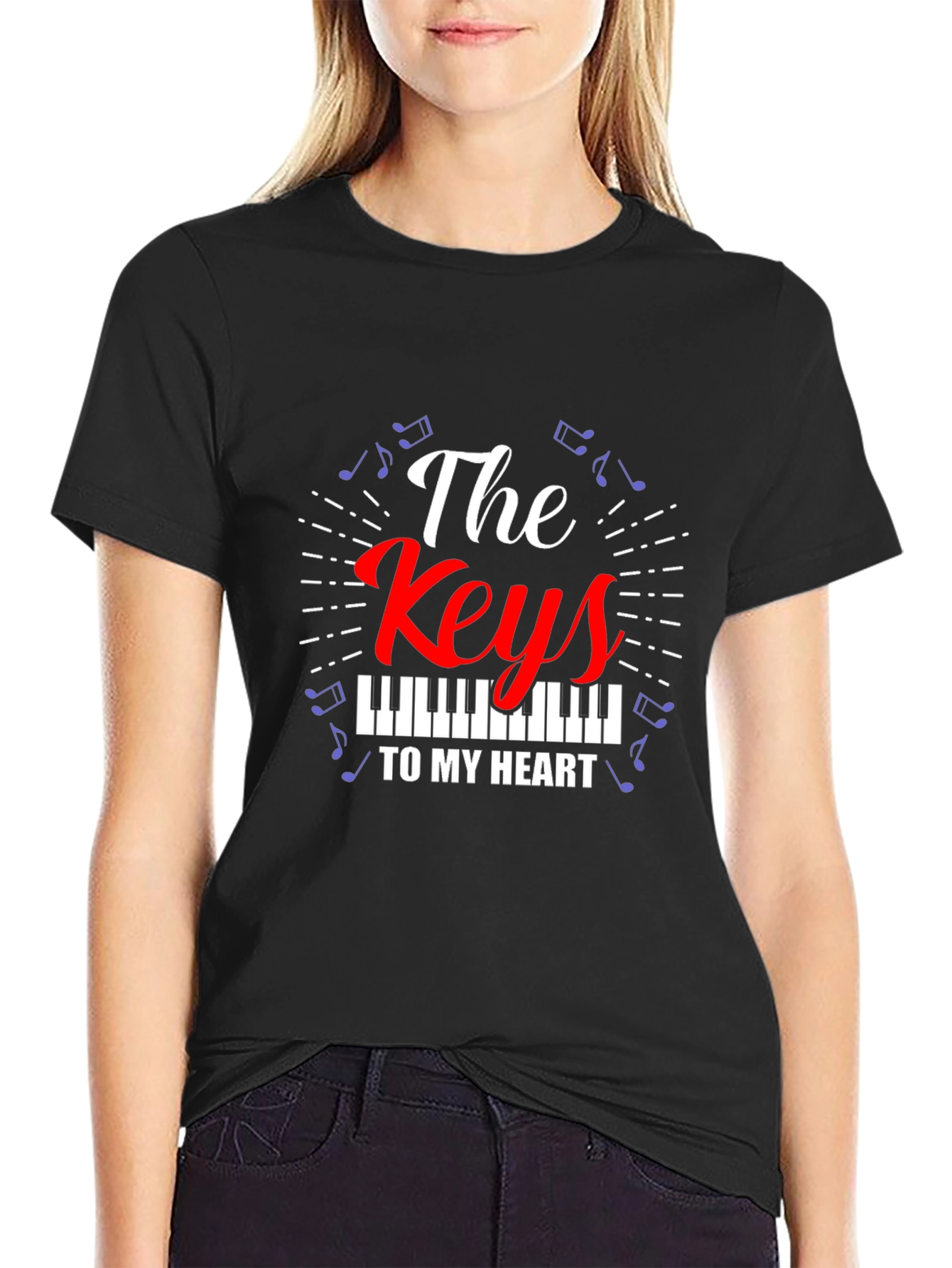 Keys to My Heart T-Shirt - Music Lover Tee