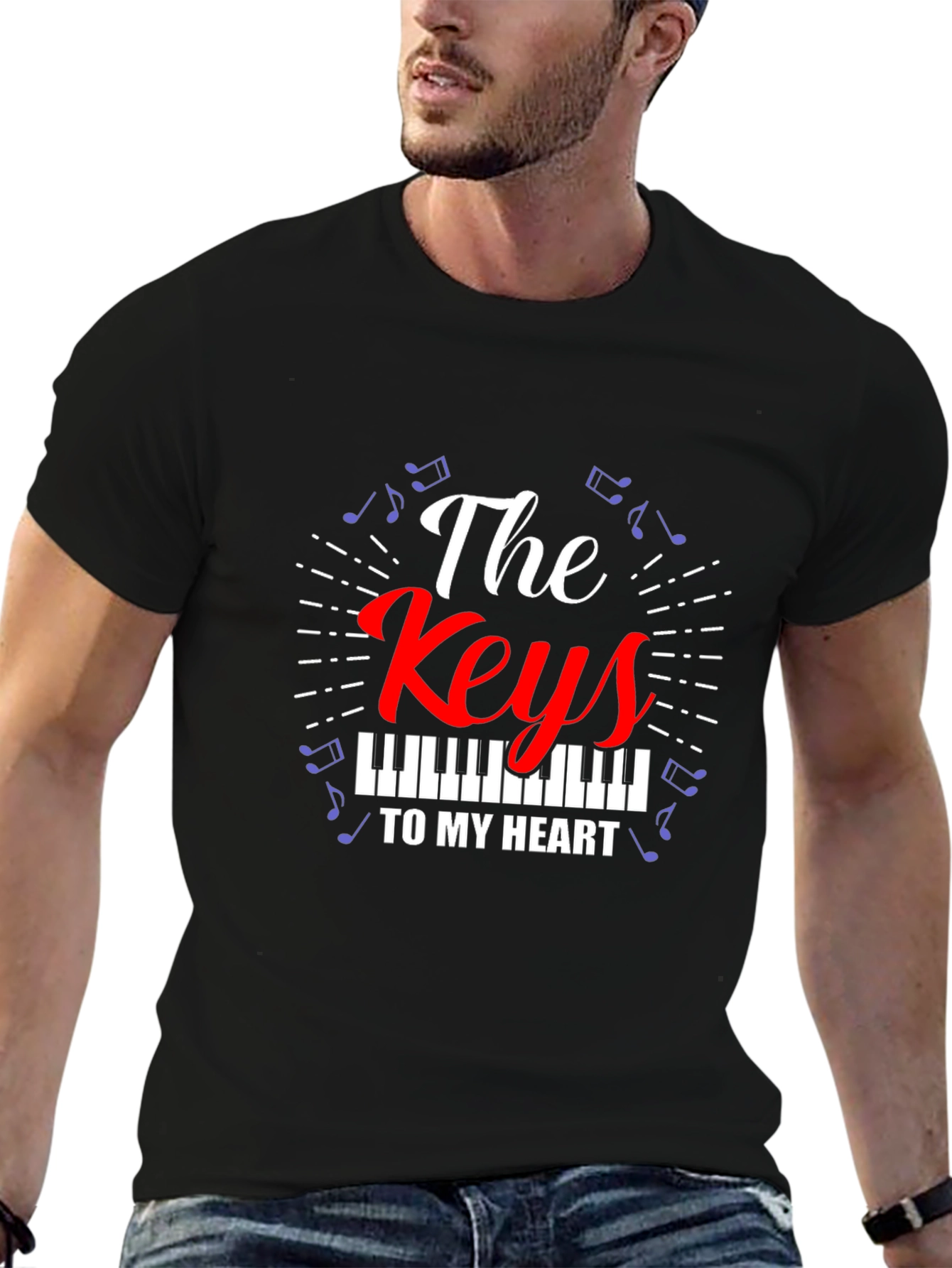 Keys to My Heart T-Shirt - Music Lover Tee