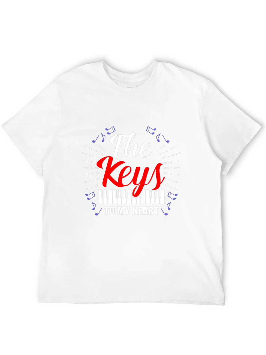 Keys to My Heart T-Shirt - Music Lover Tee