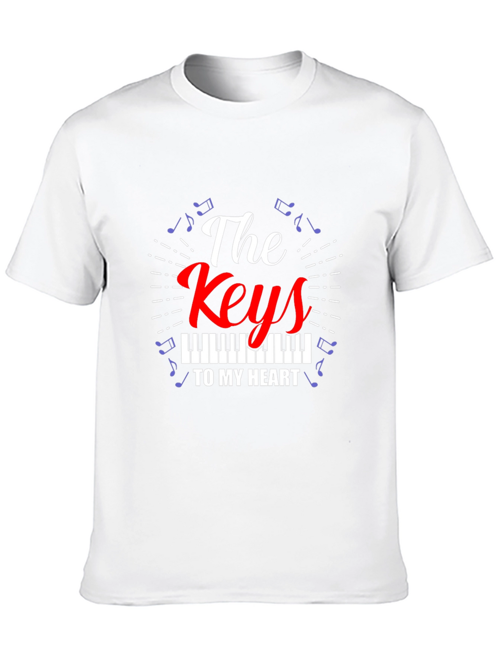 Keys to My Heart T-Shirt - Music Lover Tee