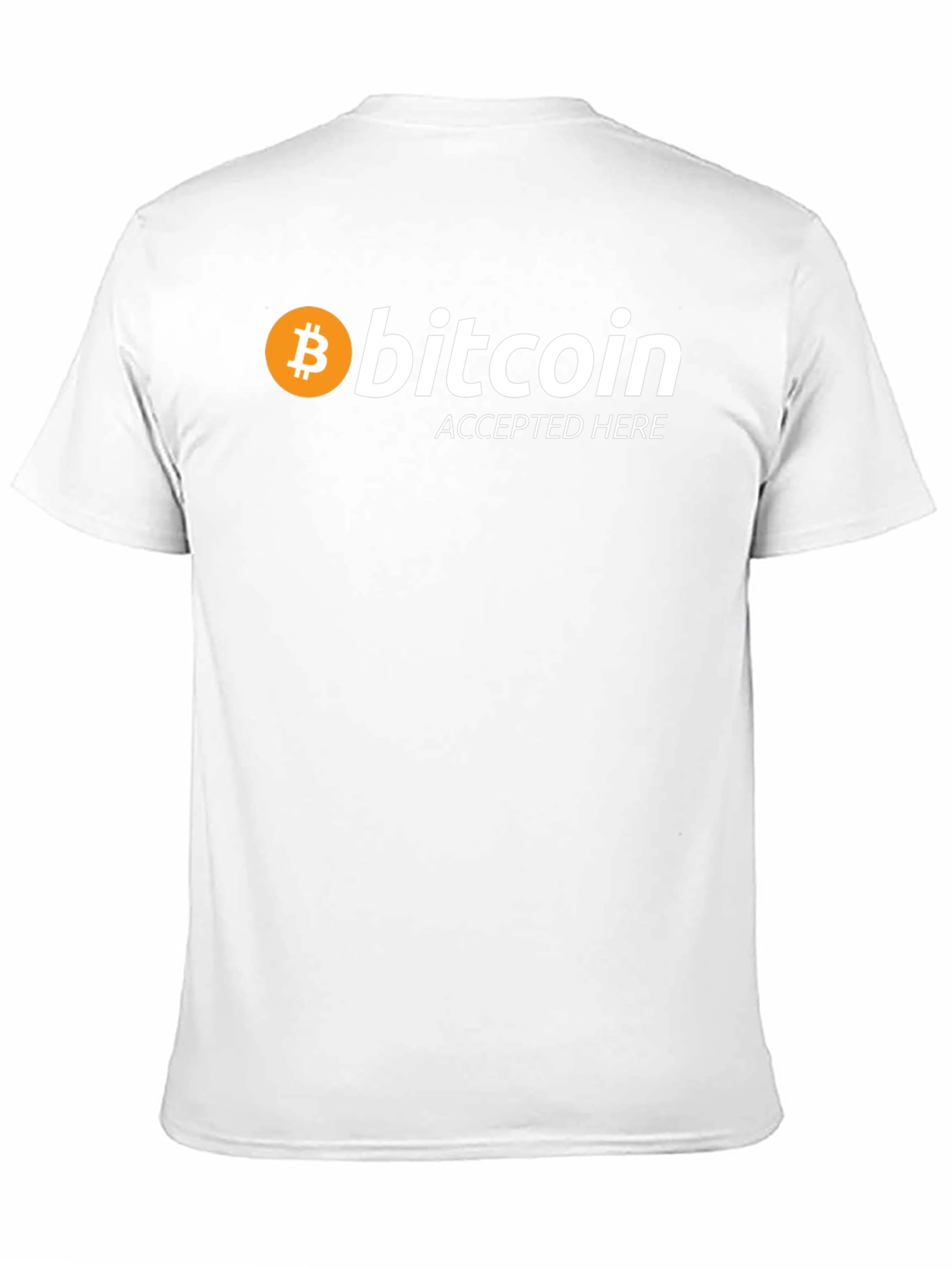 Bitcoin Accepted Here Black T-Shirt
