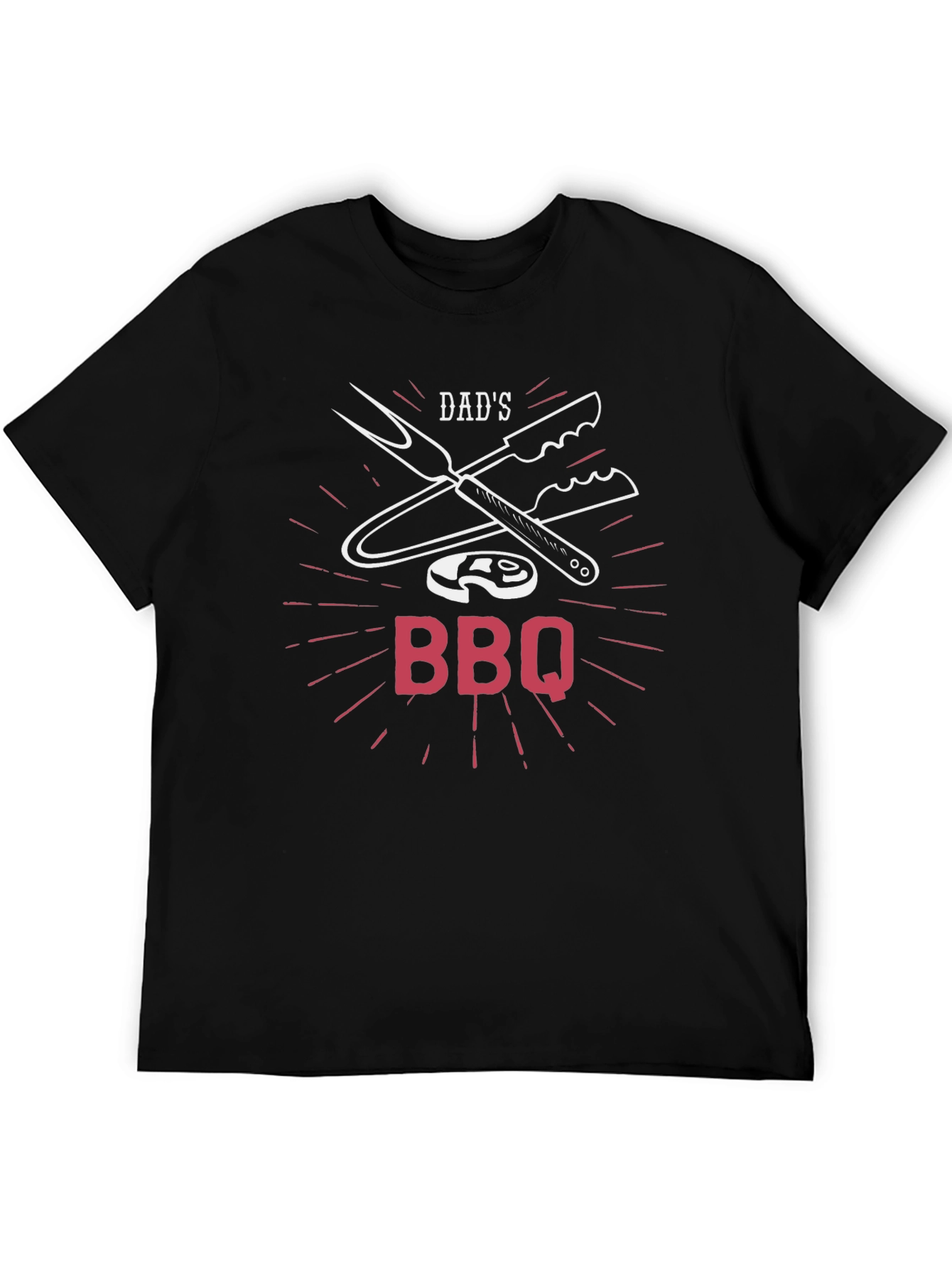 Dads BBQ T-Shirt - Grill Master Fathers Day