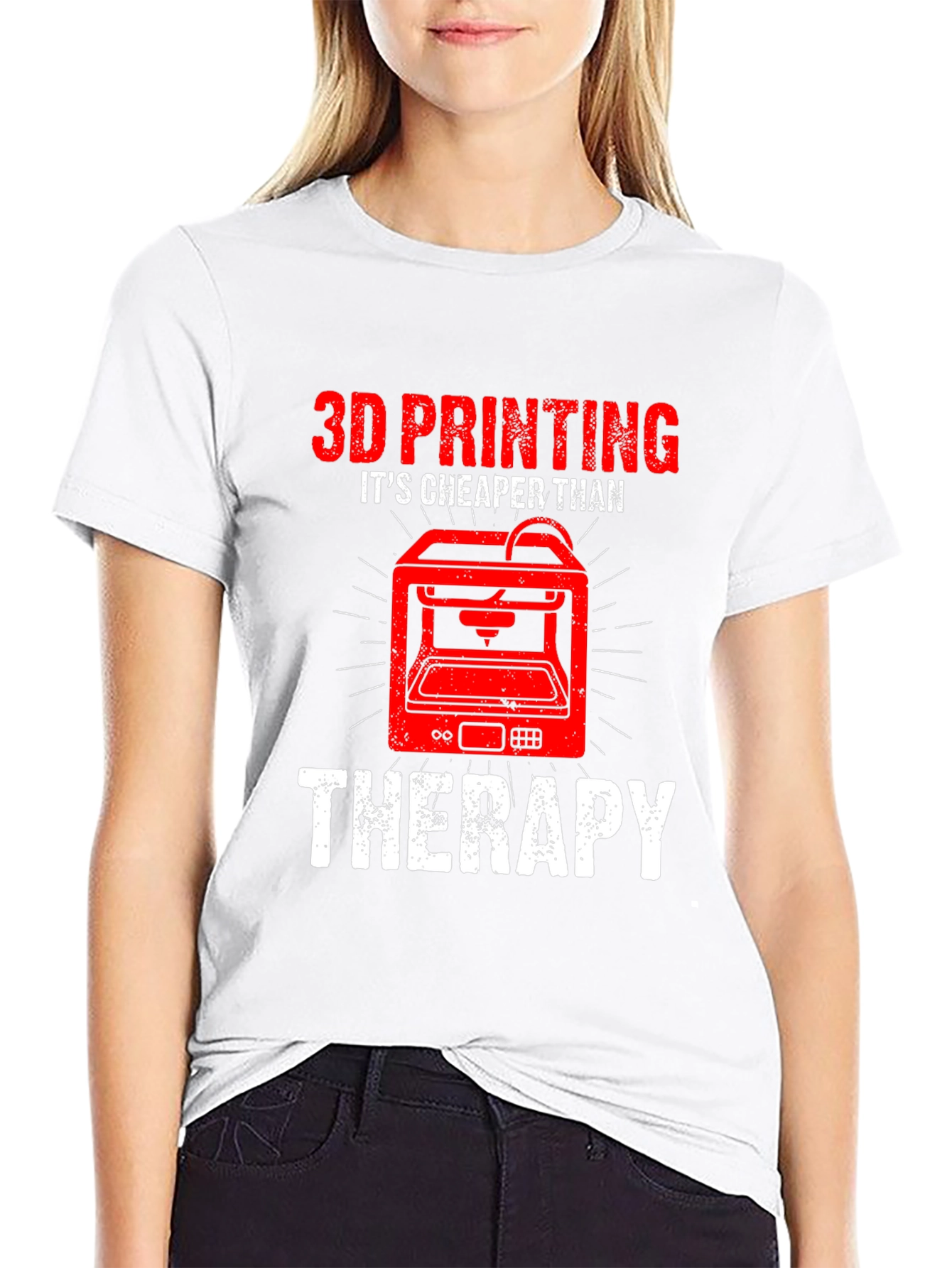 3D Printing Cheaper Than Therapy Graphic T-Shirt