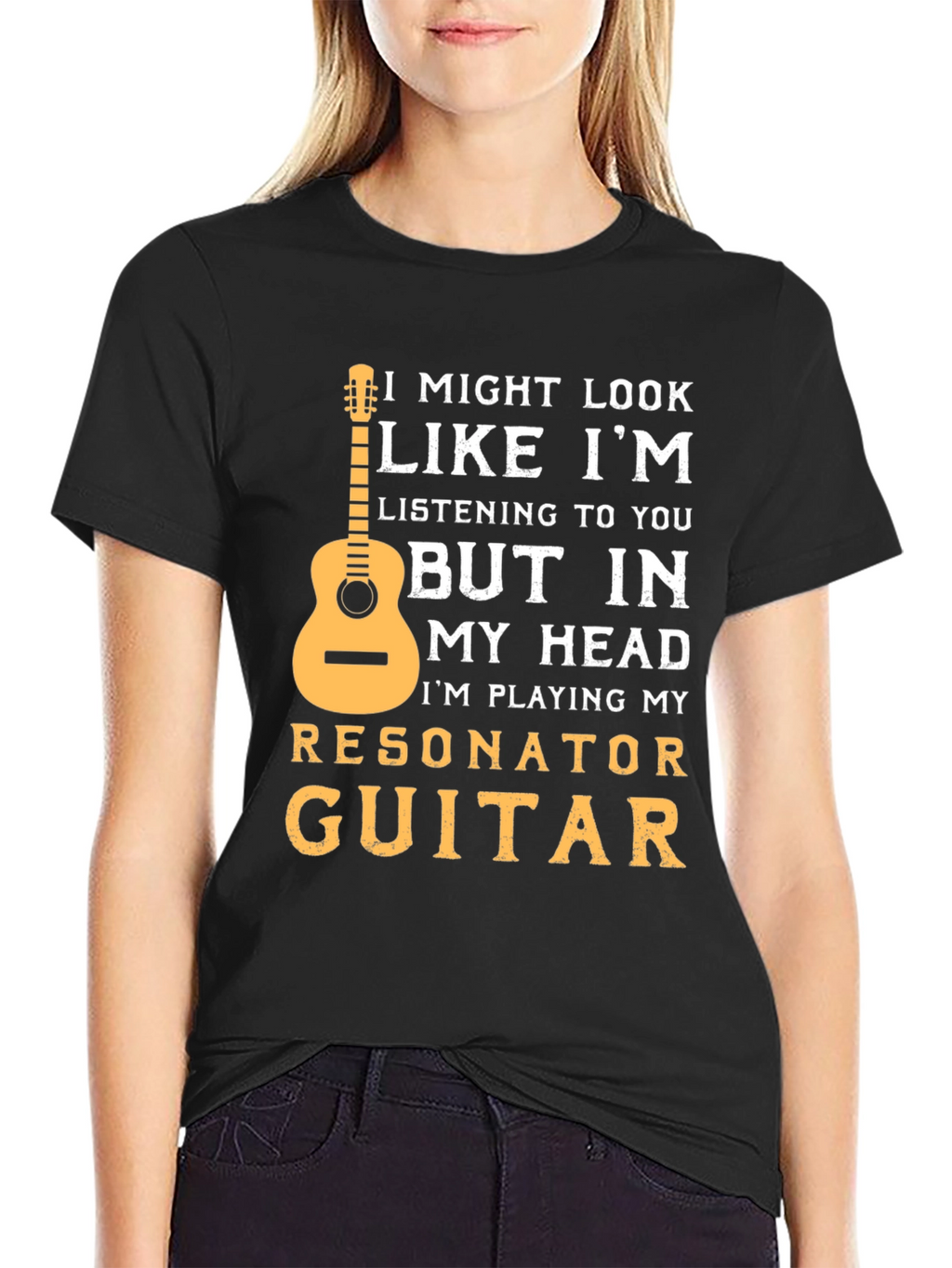 Resonator Guitar Player Graphic Tee