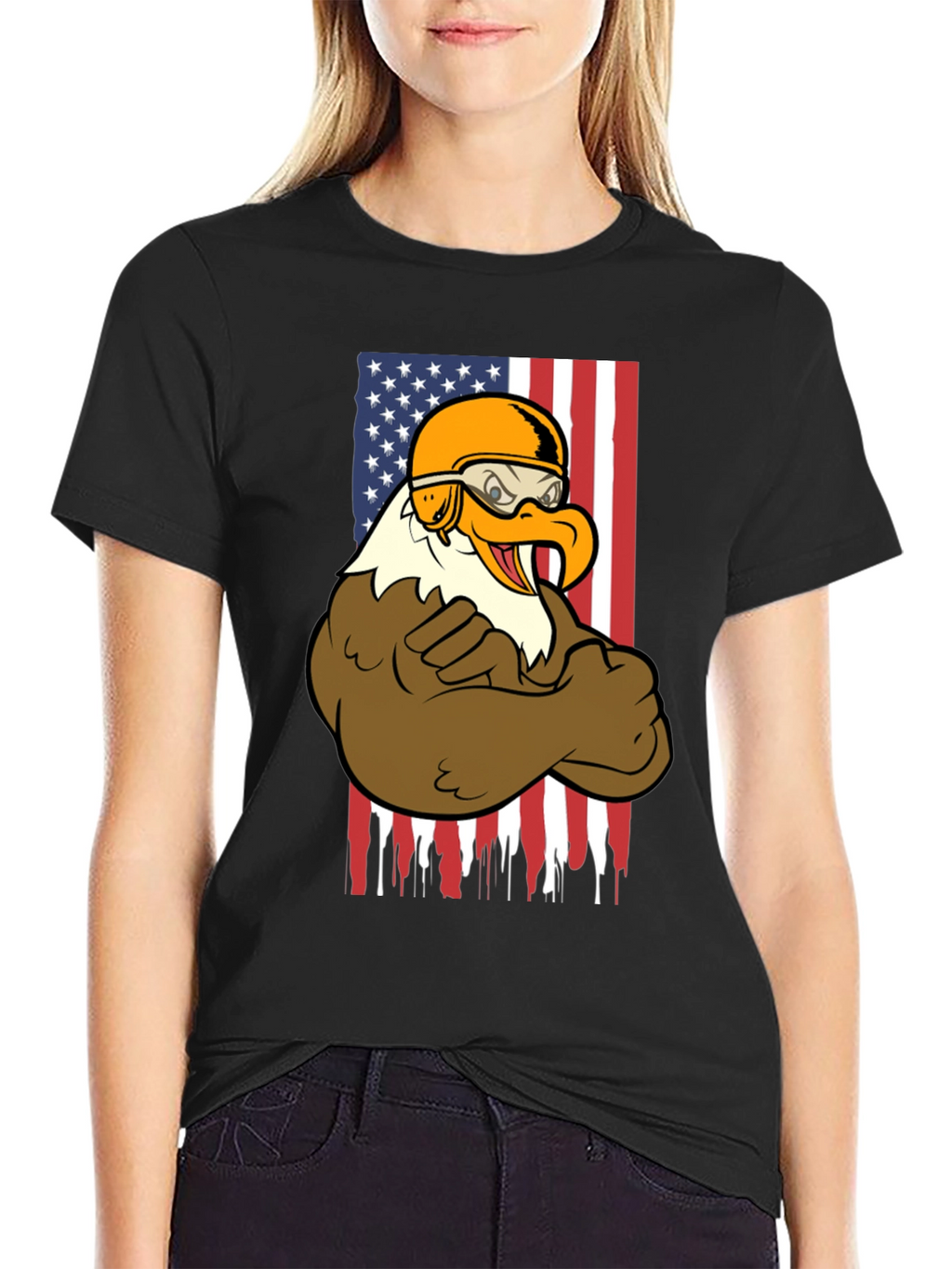 American Eagle Biker Graphic T-Shirt