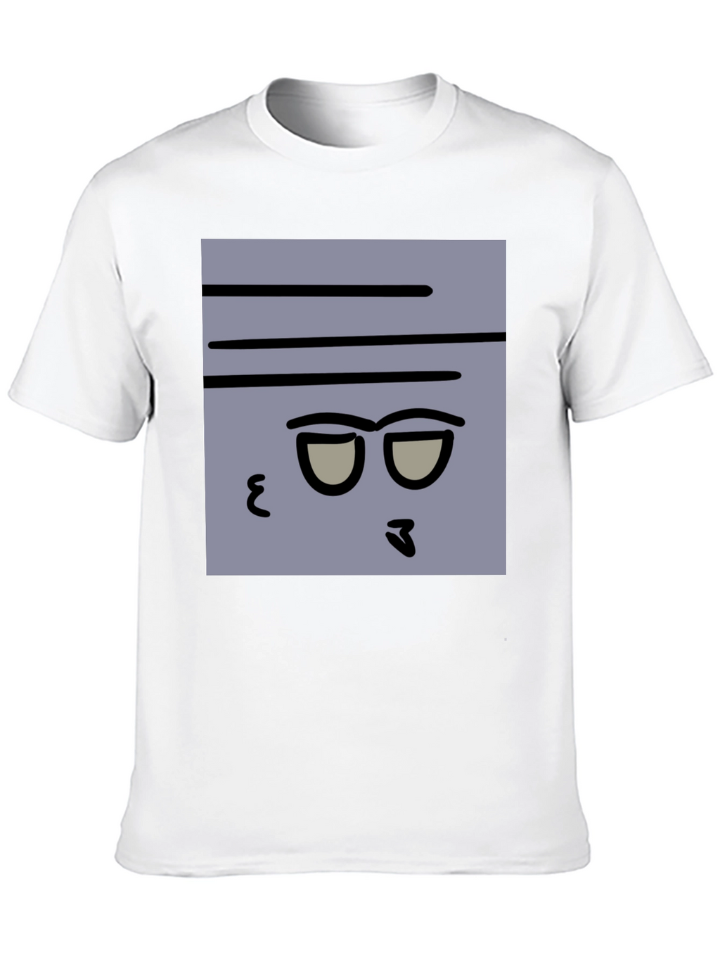 Funny Face Graphic Tee - Mens Black T-Shirt