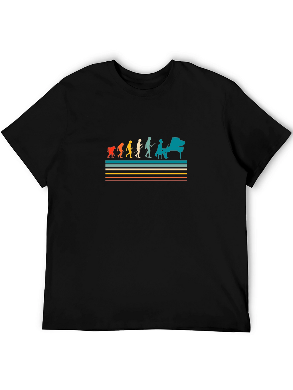 Evolution of Music T-Shirt - Black Tee