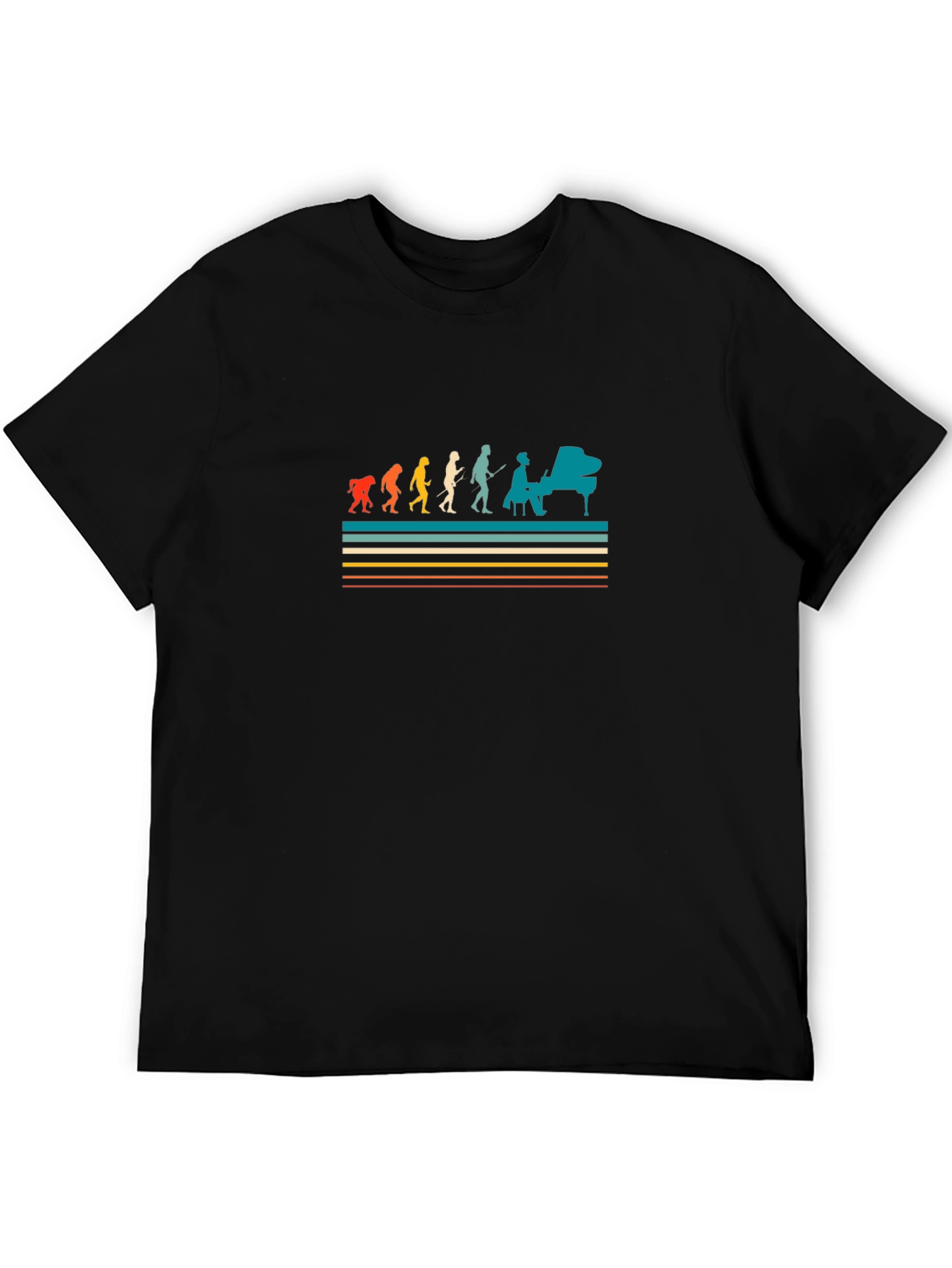 Evolution of Music T-Shirt - Black Tee