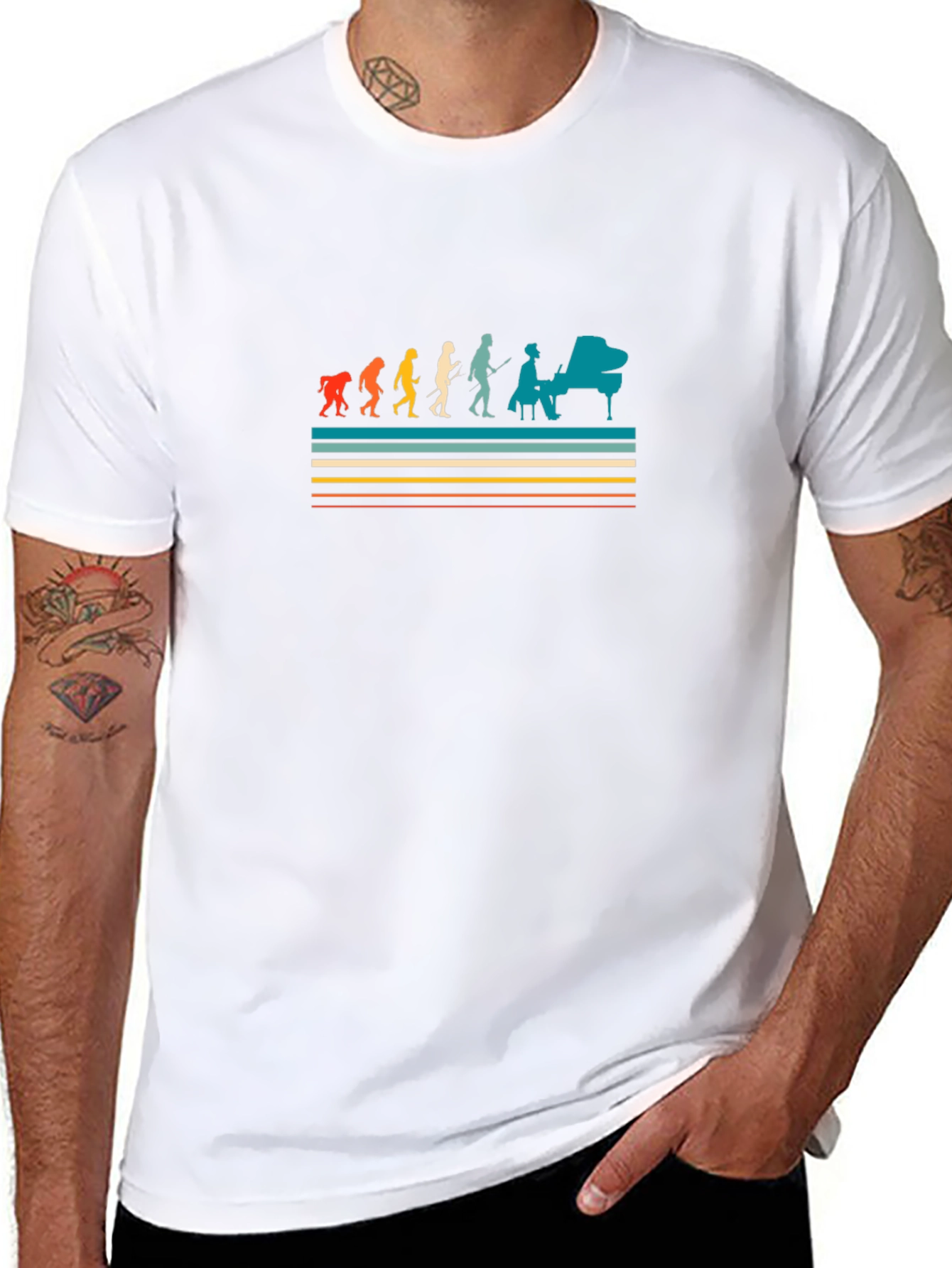 Evolution of Music T-Shirt - Black Tee