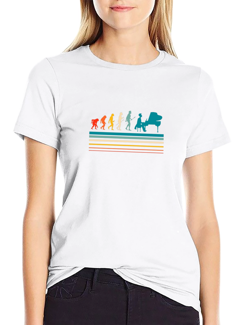 Evolution of Music T-Shirt - Black Tee