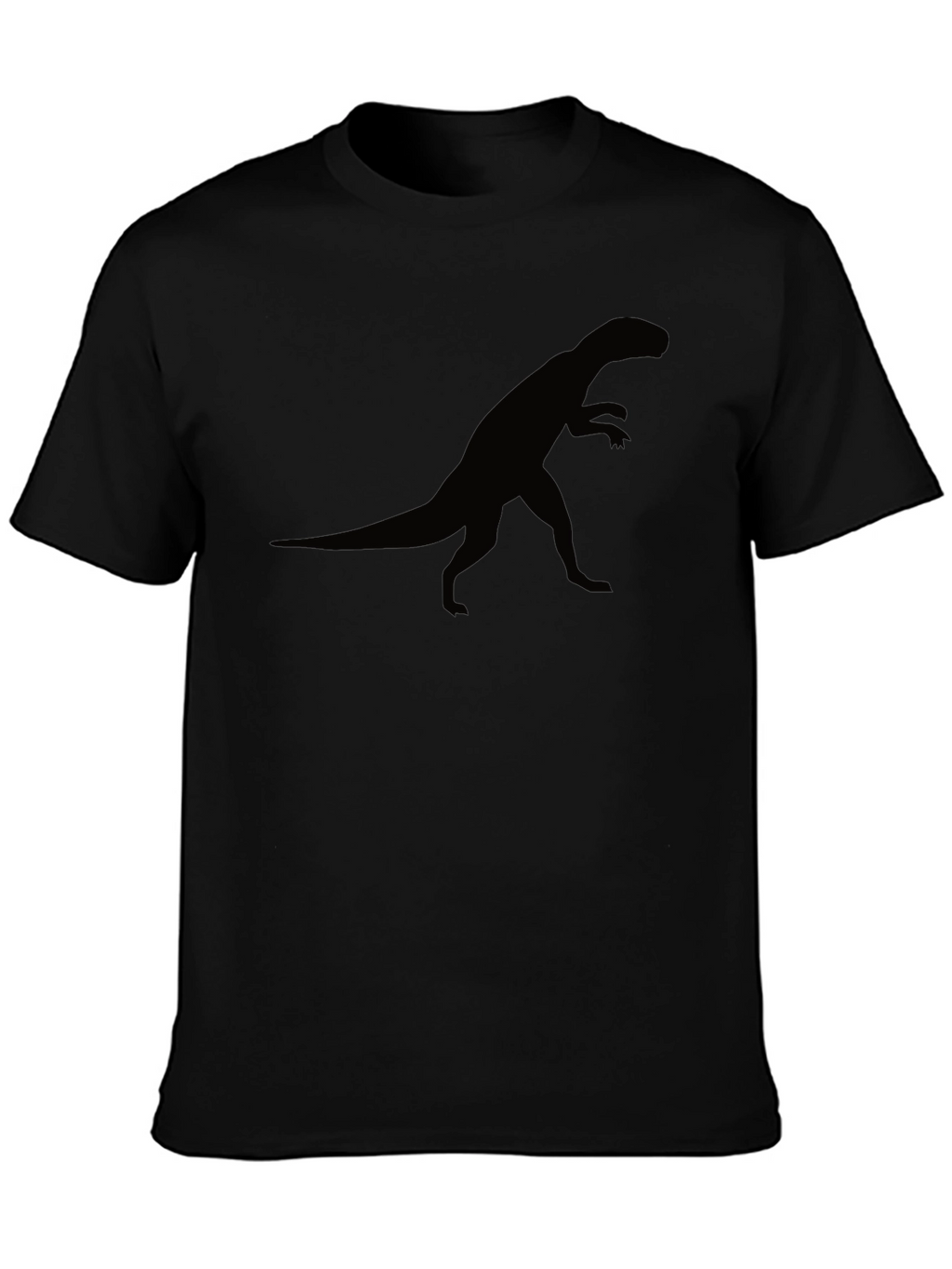 Dinosaur Silhouette T-Shirt - Black Classic Fit
