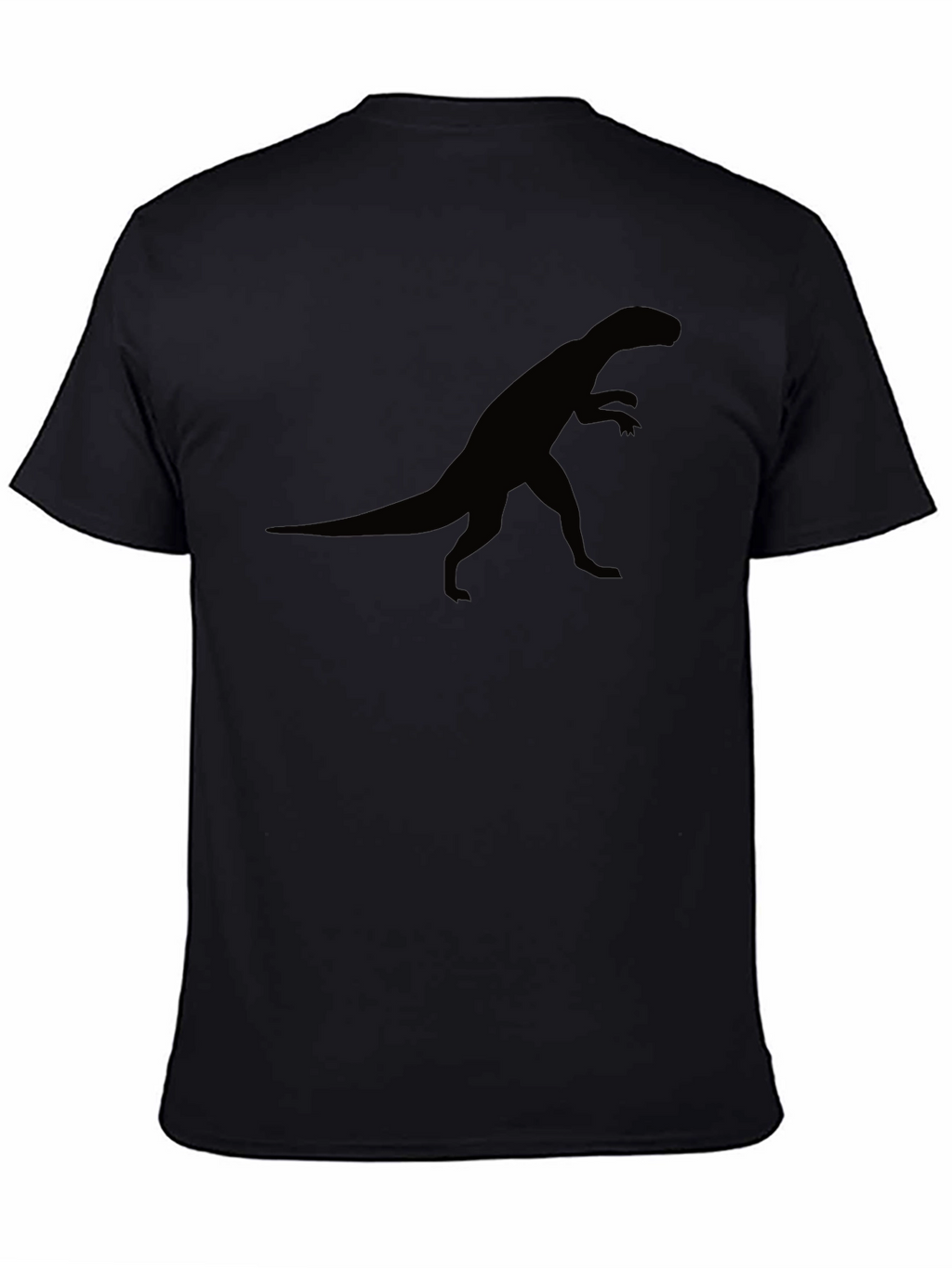Dinosaur Silhouette T-Shirt - Black Classic Fit