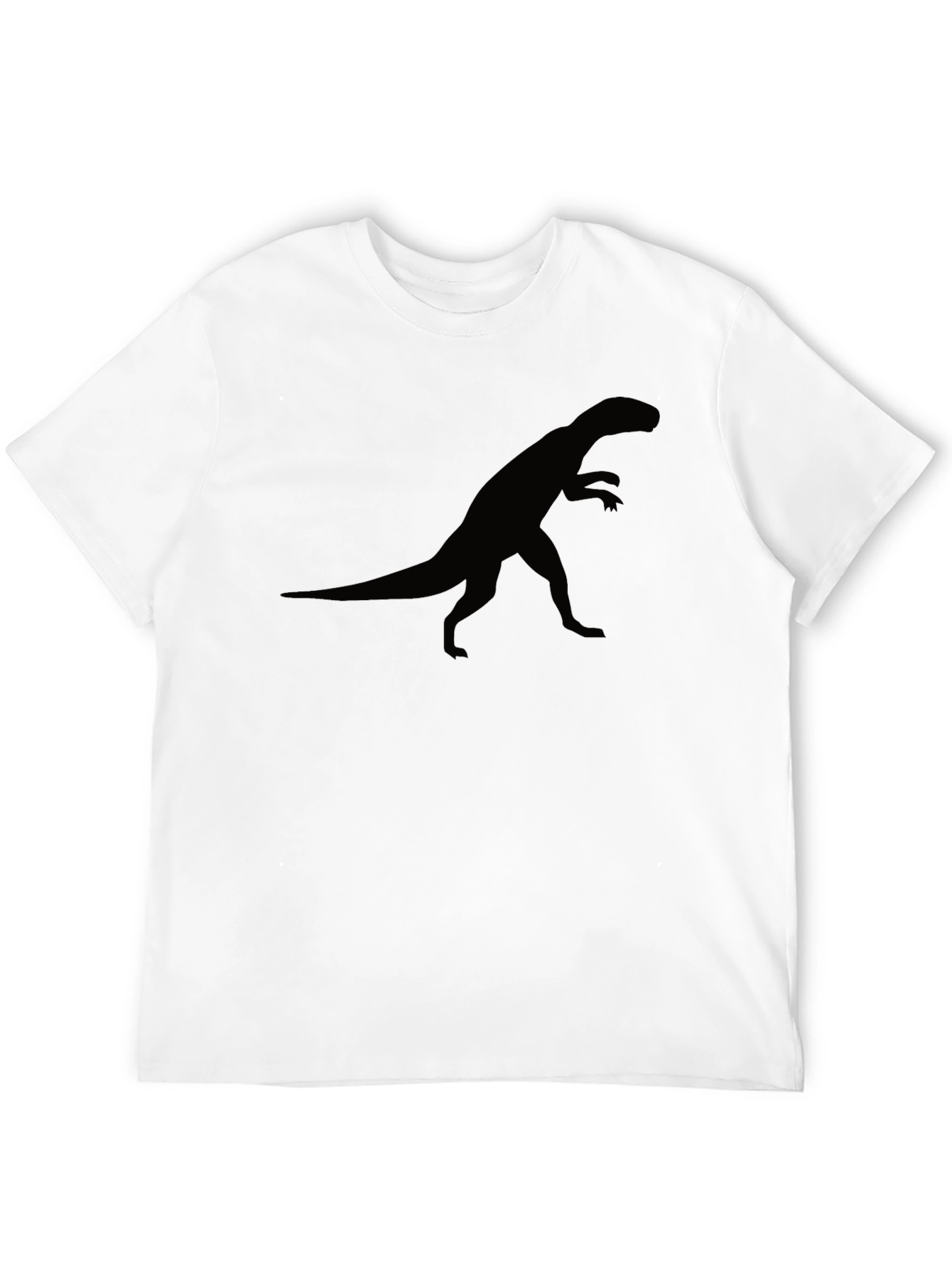 Dinosaur Silhouette T-Shirt - Black Classic Fit