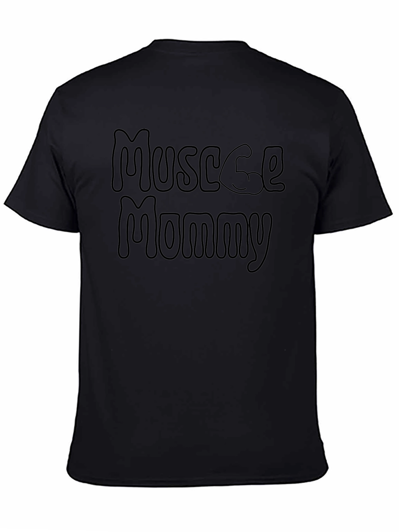 Muscle Mommy Graphic Black Tee