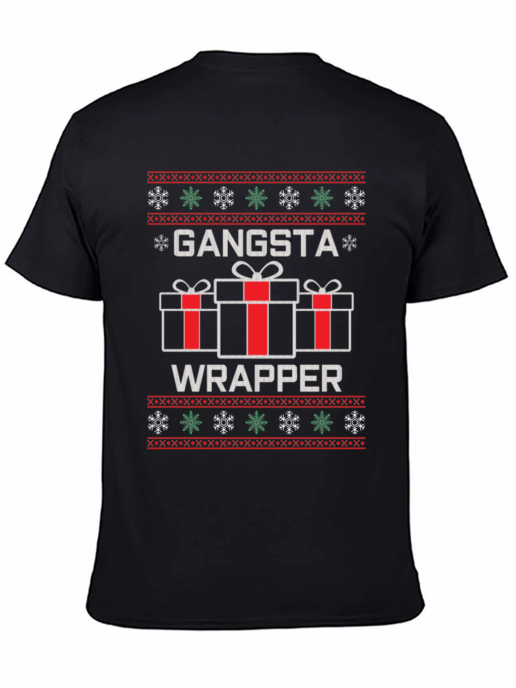 Gangsta Wrapper Christmas Graphic Tee