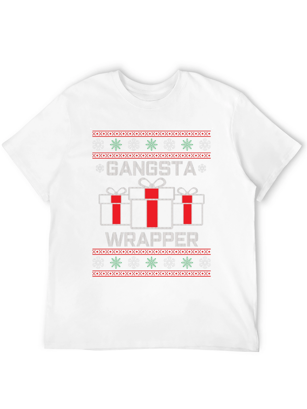 Gangsta Wrapper Christmas Graphic Tee