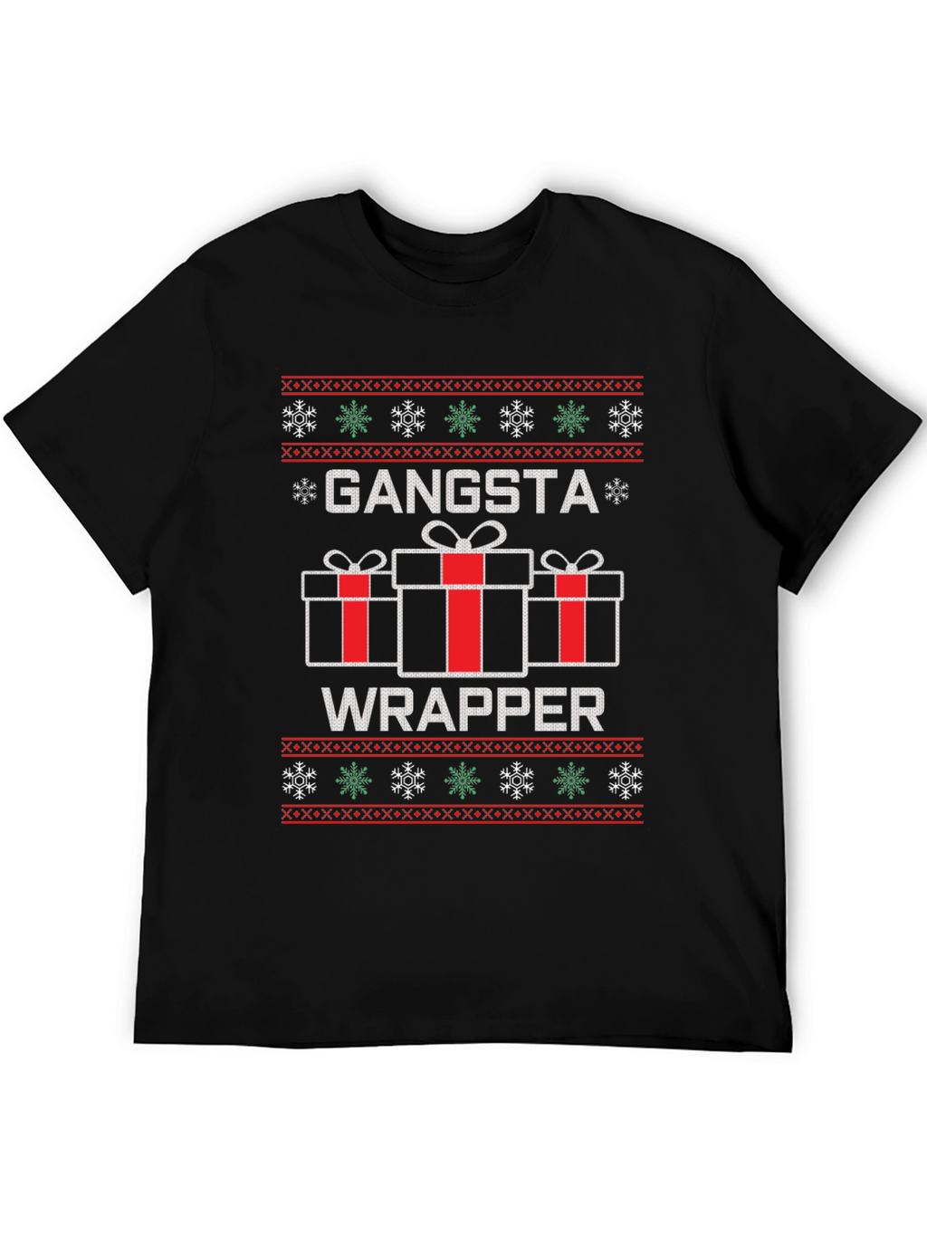 Gangsta Wrapper Christmas Graphic Tee