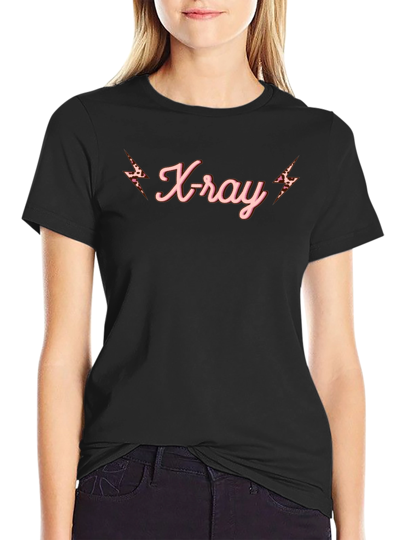 X-Ray Lightning Bolt Graphic Tee - Retro Style