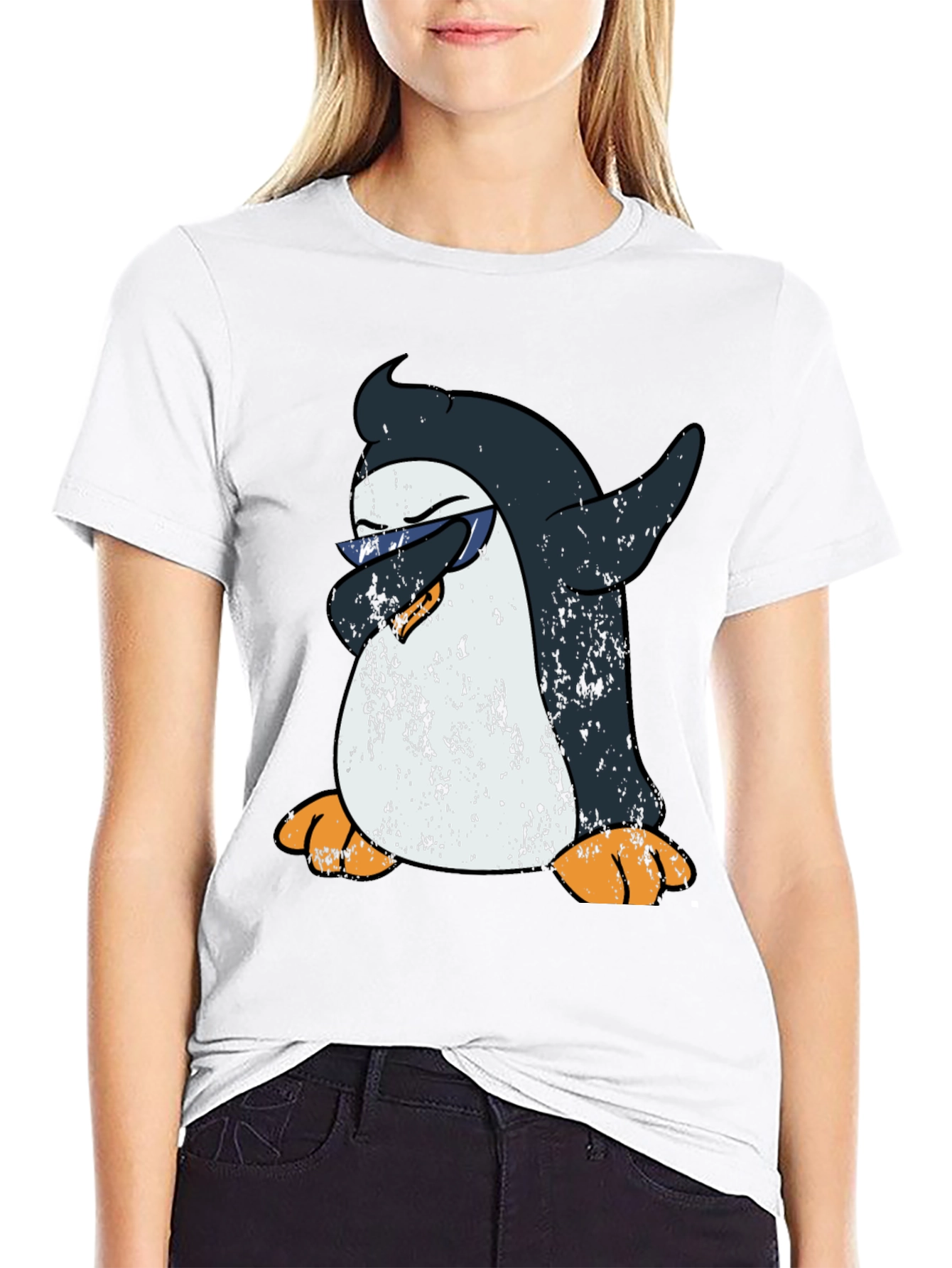 Dabbing Penguin Graphic Tee - Cool & Trendy!