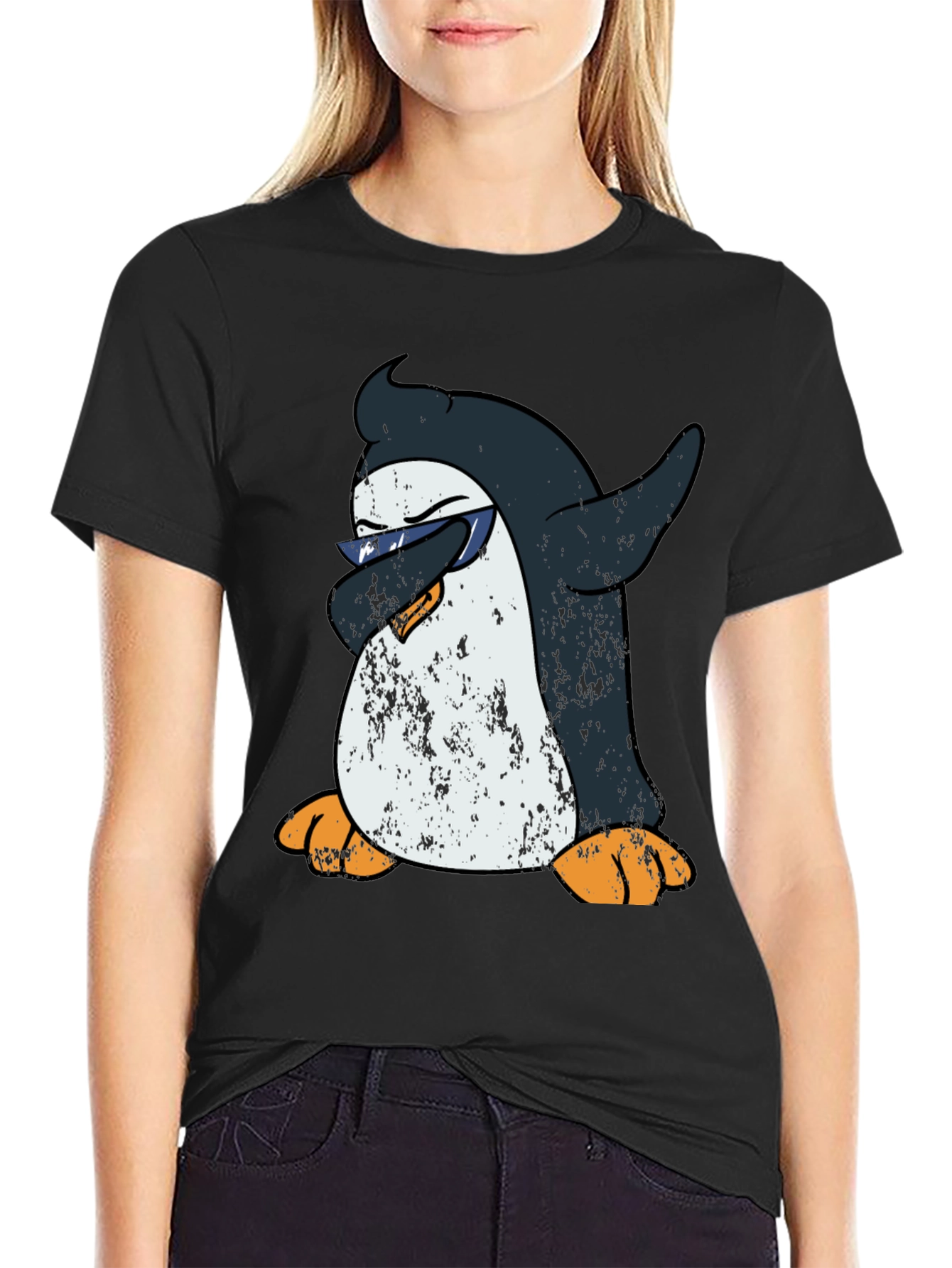 Dabbing Penguin Graphic Tee - Cool & Trendy!