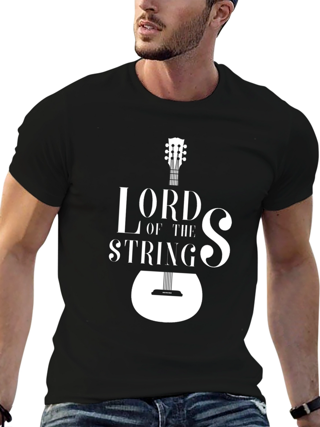 Lord of the Strings Guitar T-Shirt