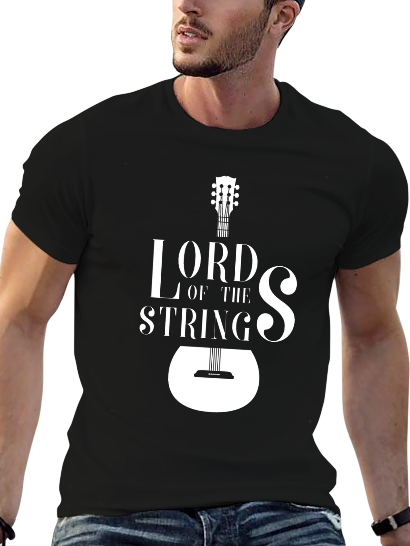 Lord of the Strings Guitar T-Shirt