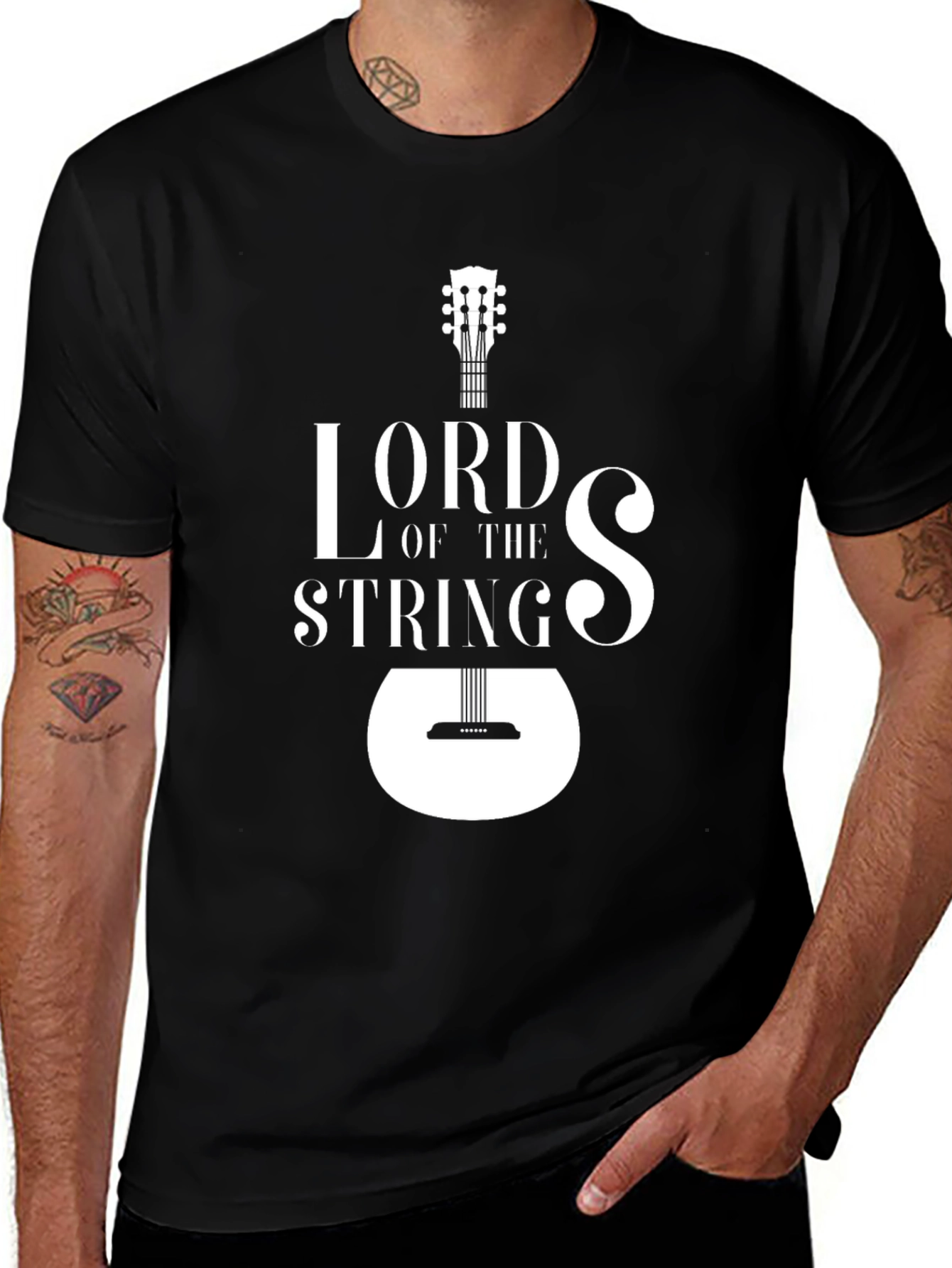 Lord of the Strings Guitar T-Shirt