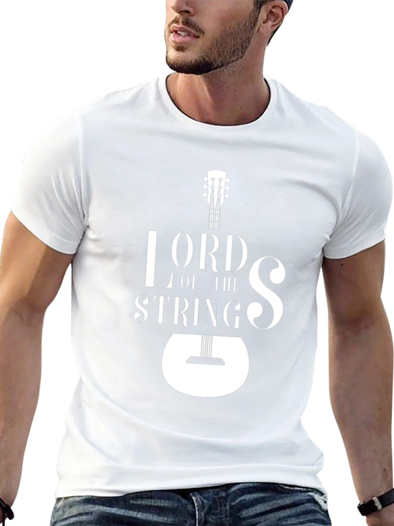 Lord of the Strings Guitar T-Shirt