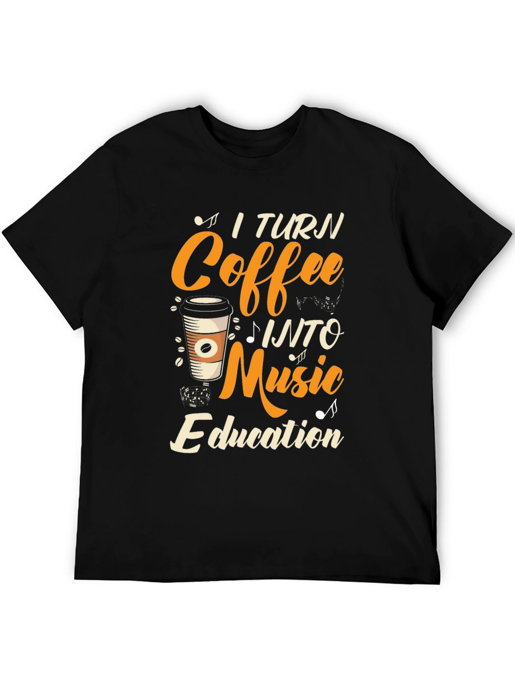 Coffee Into Music Education T-Shirt