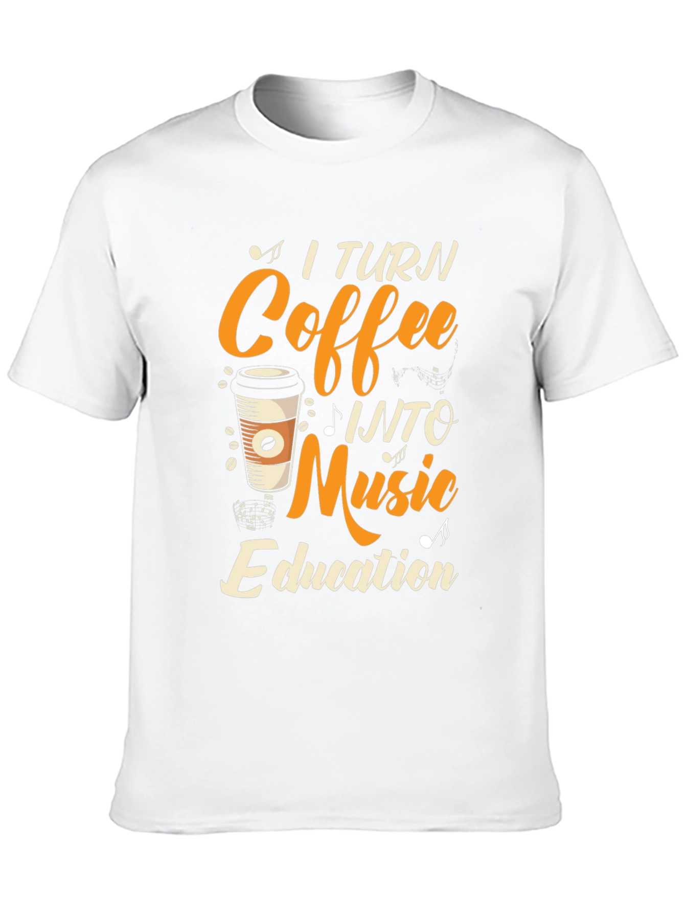 Coffee Into Music Education T-Shirt