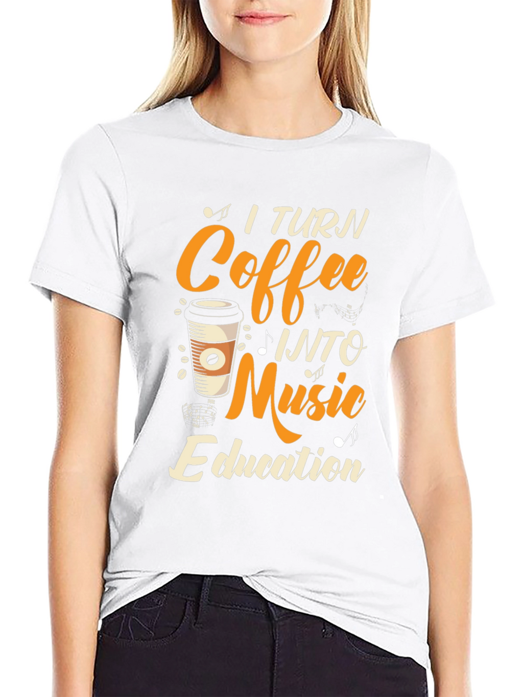 Coffee Into Music Education T-Shirt